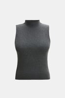 بلوزة محبوكة بلا أكمام