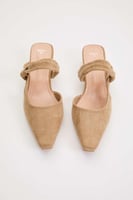 حذاء باليرينا مفتوح بكعب