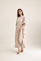 جلابية بطبعات ورود