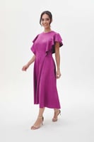 فستان شمواه بأكمام كشكش