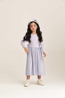 فستان بتصميم قطعتين بأربطة