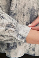 قميص فضفاض مطبع