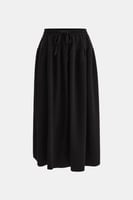 تنورة واسعة بخصر مطاطي