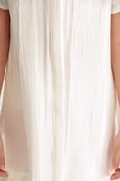 فستان قميص بكشكش من أسفل