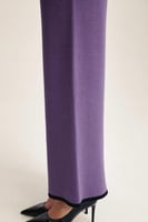 بنطلون واسع بخصر مطاطي