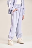 بنطلون فضفاض بأساور مطاطية