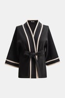 جاكيت بحزام ربط