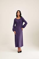 فستان بأكمام بالون