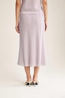 تنورة بخصر مطاطي بلمعة