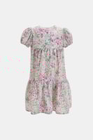 فستان مورد بتصميم طبقات