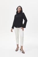 قميص بأكمام بكسرات