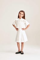 قميص قصير بشراشيب براقة