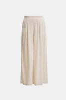 بنطلون بأرجل واسعة بكسرات