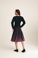 فستان محبوك بلون متدرج