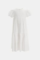 فستان طبقات بأكمام منفوخة