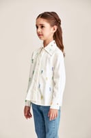 قميص مزين بالخرز