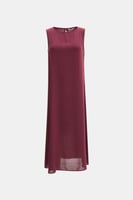 فستان سادة بلا أكمام