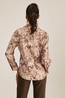 قميص مورد فضفاض