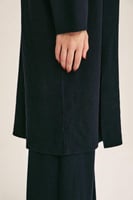 كارديغان محبوك بقصة مفتوحة