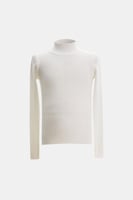 بلوزة أساسية بياقة عالية