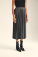 تنورة بليسيه بخصر مطاطي