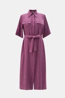 فستان بجيوب وحزام