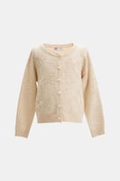 كارديغان محبوك مطرز بخيوط