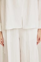 بنطلون بخصر مطاطي