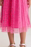 تنورة دانتيل بكسرات