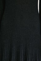 فستان لامع بأكمام جرس