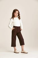 بنطلون ميدي بقصة مستقيمة