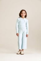 بنطلون محبوك بخصر مطاطي