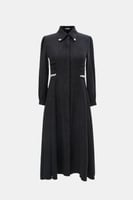 فستان قميص مزين بالكريستال