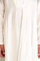 فستان واسع بطبقة مطبعة