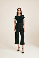 بنطلون بخصر مطاطي