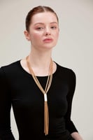 سلسال ذهبي طويل بتعليقة