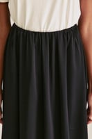 تنورة ميدي بخصر مطاطي