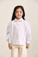 قميص بأكمام مزمومة