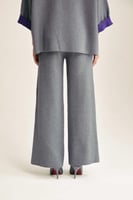 بنطلون واسع بخصر مطاطي