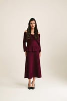 تنورة لامعه بخصر مطاطي