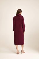 فستان واسع مع شال