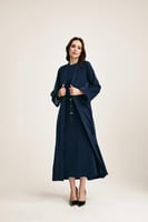 عباية شفافة بقصة مفتوحة