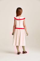 فستان بتفاصيل كشكش