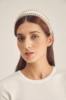 طوق شعر مزين بالكرستال