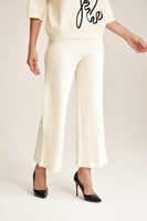 بنطلون واسع بخصر مطاطي