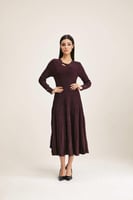 فستان لامع بكسرات