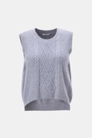 بلوزة محبوكة بلا أكمـام