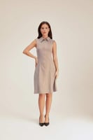 فستان شامواة بلا أكمام