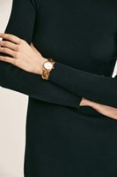 ساعة ذهبية بسير سلسلة