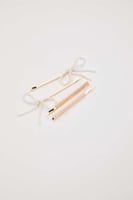 طقم مشبك شعر مزين باللؤلؤ